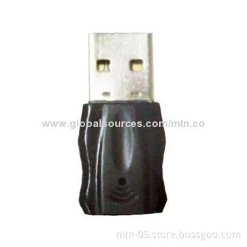 300Mbps Wireless USB Adapter with Built-in 2R2T Antenna, Supports Linux/XP/XP64/Vista/Win7/8/Mac